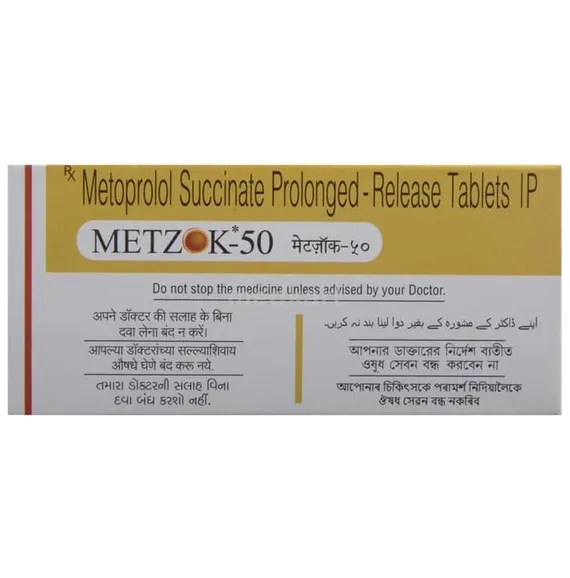 metzok 50mg tablet 10's